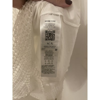 Armani Exchange Kleid aus Baumwolle in Weiß