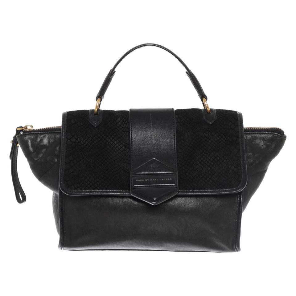 Marc By Marc Jacobs Handbag Leather in Black