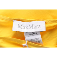 Max Mara Dress Cotton in Yellow