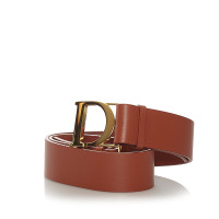 Christian Dior Cintura in Pelle in Marrone