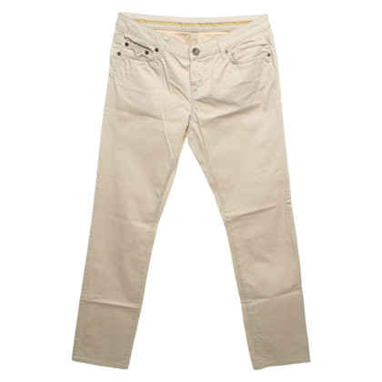 7 For All Mankind Jeans Katoen in Crème