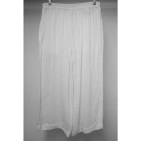 Jil Sander Paire de Pantalon en Lin en Blanc