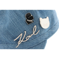 Karl Lagerfeld Hat/Cap Cotton in Blue