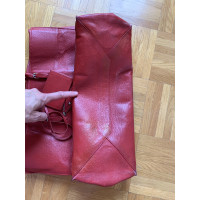 Balenciaga Papier A6 aus Leder in Rot