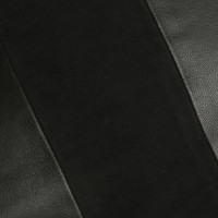 Michael Kors Top in pelle di colore nero