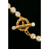 Chanel Collana in Perle in Oro