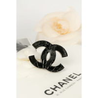 Chanel Brosche in Schwarz
