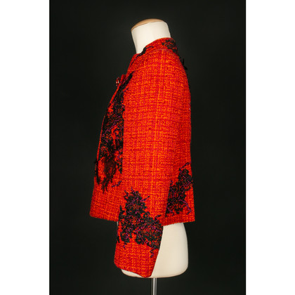 Christian Lacroix Giacca/Cappotto in Lana in Arancio