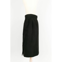 Chanel Skirt Wool in Black