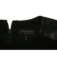 Rag & Bone Kleid aus Leder in Schwarz