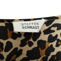 Steffen Schraut Schluppenbluse mit Animal-Print