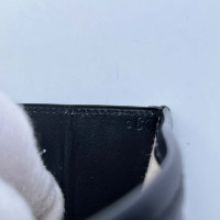 Hermès Clutch aus Leder in Schwarz