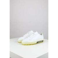 Msgm Sneaker in Pelle in Bianco
