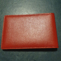 Burberry Bag/Purse Leather in Red