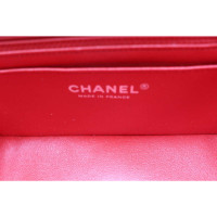 Chanel Classic Flap Bag Lakleer in Rood