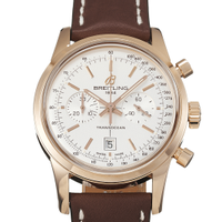 Breitling Transocean Chronograph in Pelle