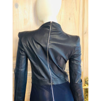 Jitrois Dress Leather in Blue