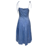 Rejina Pyo Kleid aus Baumwolle in Blau