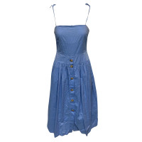 Rejina Pyo Kleid aus Baumwolle in Blau