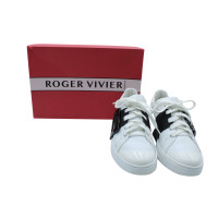 Roger Vivier Sneakers aus Leder in Weiß