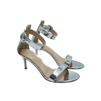 Gianvito Rossi Sandals Leather in Silvery