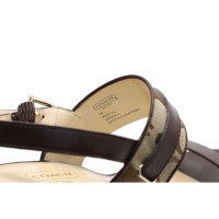 Coach Sandals Leather in Brown
