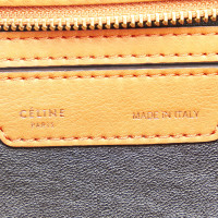 Céline Trapeze Bag Leer in Oranje
