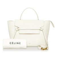 Céline Belt Bag in Pelle in Bianco