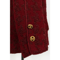 Chanel Jacket/Coat Wool in Bordeaux