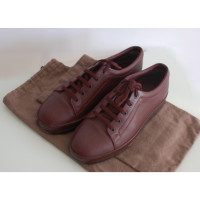 Bottega Veneta Trainers Leather in Bordeaux