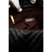 Chanel Shopping Tote en Cuir en Noir