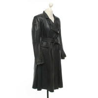 High Use Giacca/Cappotto in Pelle in Nero