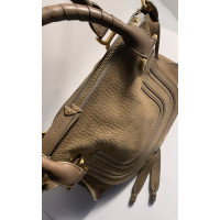 Chloé Marcie Bag Large aus Leder in Taupe