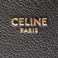 Céline C Bag aus Lackleder in Schwarz