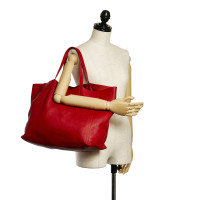 Céline Tote bag Leather in Red