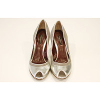 Dolce & Gabbana Pumps/Peeptoes Patent leather in Silvery