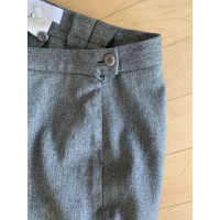 Escada Trousers Wool in Grey