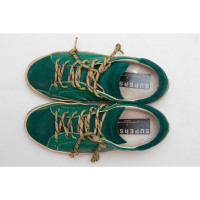Golden Goose Trainers Leather in Green