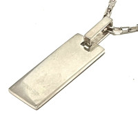Gucci Necklace Silver in Silvery