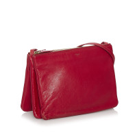 Céline Trio Bag in Pelle in Rosso