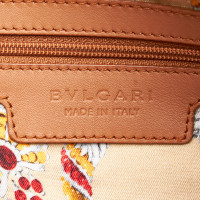 Bulgari Handtasche aus Leder in Braun