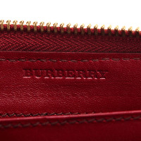 Burberry Sac à main/Portefeuille en Rouge