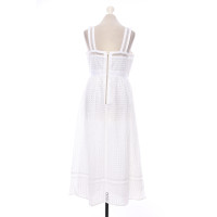 Tara Jarmon Kleid aus Baumwolle in Weiß