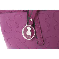 Tous Tote bag Leather in Violet