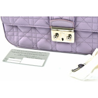 Christian Dior Schoudertas Leer in Violet