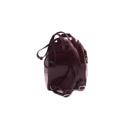 Cartier Backpack Patent leather in Bordeaux
