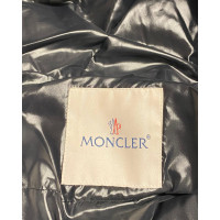 Moncler Jacke/Mantel aus Viskose in Schwarz