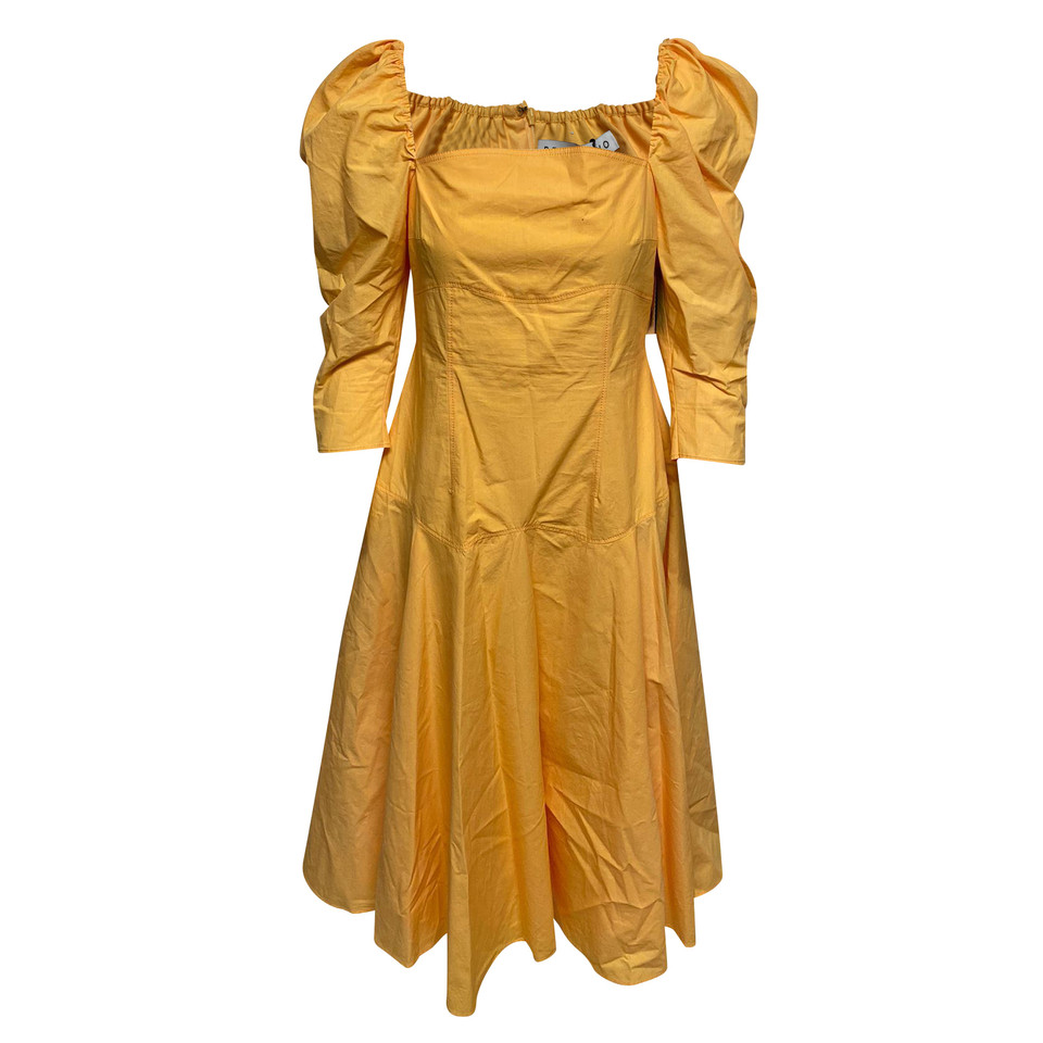 Rejina Pyo Kleid aus Baumwolle in Gelb