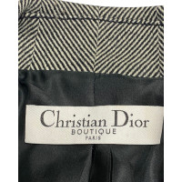 Christian Dior Blazer Wol in Grijs