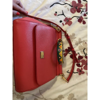 Dolce & Gabbana Sicily Medium Leather in Red